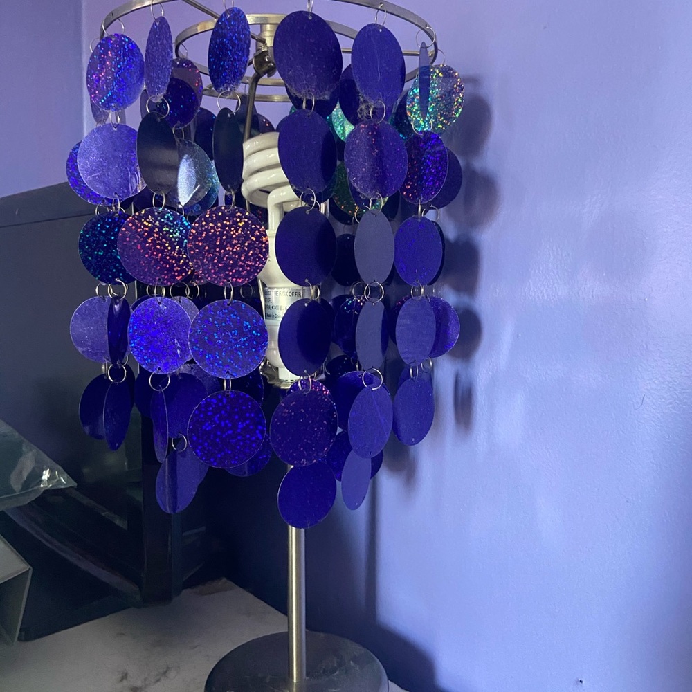 Sequin lamp